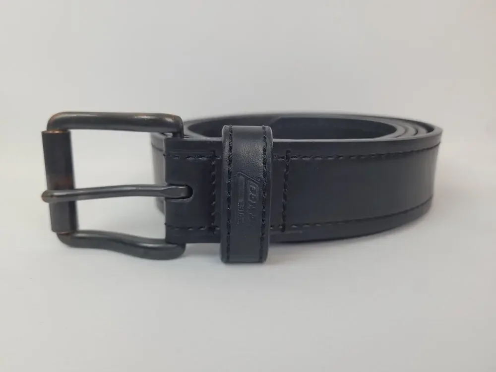 Dickies Men's Black Leather Belt Size 50-52